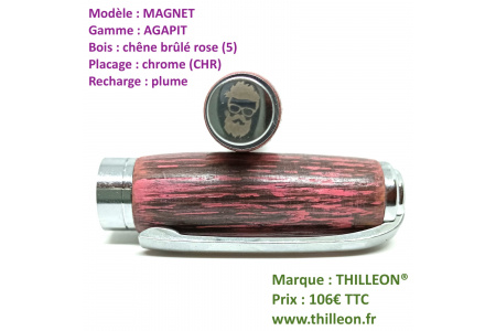 magnet_agapit_plume_ou_roller_rose_placage_chrome_grav__logo_marque