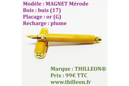 magnet_plume_buis_or_stylo_artisanal_bois_thilleon_ouvert_orig_marque