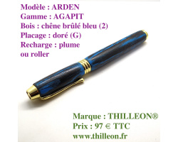 arden_agapit_plume_or_roller_chne_brl_bleu_dor_g_stylo_artisanal_bois_thilleon_ferme_marque