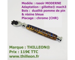 rasoir_moderne_by_thilleon_en_pomme_de_pin_rsine_bleue_chrome_artisanal_mach3_orig_v2_marque