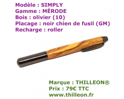 simply_mrode_roller_olivier_noir_chien_de_fusil_stylo_artisanal_bois_thilleon_horiz