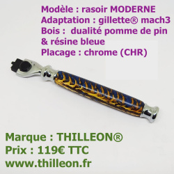 rasoir_moderne_by_thilleon_en_pomme_de_pin_rsine_bleue_chrome_artisanal_mach3_orig_v2_marque