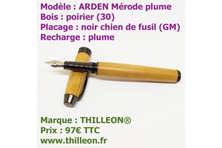 arden_poirier_noir_chien_de_fusil_stylo_artisanal_bois_thilleon_marque_344291