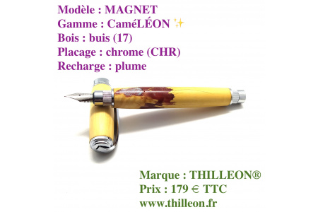 camlon_magnet_plume_buis_chr_stylo_artisanal_bois_thilleon_ouvert_marque