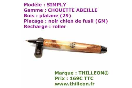 chouette_simply_abeille_platane_gm_2_stylo_artisanal_thilleon_logo_marque