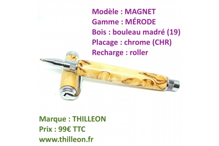 magnet_mrode_roller_bouleau_madr_chrome_stylo_artisanal_bois_thilleon_ouvert_marque