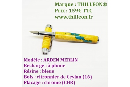 merlin_arden_plume_citronnier_ceylan_chr_bleue_stylo_artisanal_bois_thilleon_ouvert_orig_marque