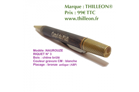 naurouze_bronze_antique_abp_gravure_blanche_stylo_artisanal_bois_thilleon_a_theme_canal_du_midi_marque_carre_orig
