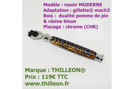 rasoir_moderne_by_thilleon_en_pomme_de_pin_rsine_bleue_chrome_artisanal_mach3_orig_v2_marque
