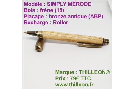 simply_mrode_frene_bronze_antique_stylo_artisanal_thilleon_logo_marque
