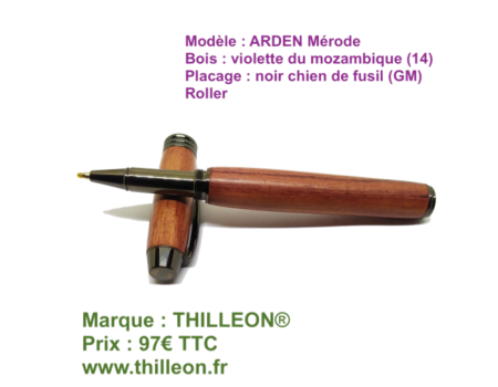 arden_roller_violette_m_14_gun_metal_stylo_bois_artisanal_thilleon_orig_marque